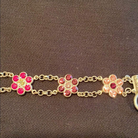 Tommassini floral crystal bracelet. - Picture 4 of 6